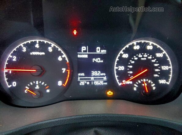 3KPC24A60NE168981 2022 HYUNDAI ACCENT Черный Вид щитка приборов