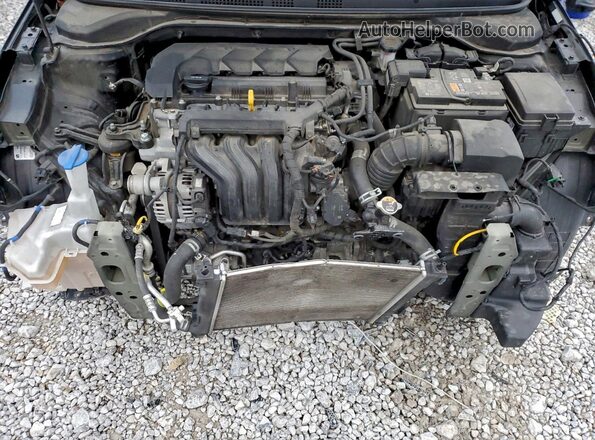 3KPC24A60NE168981 2022 HYUNDAI ACCENT Черный Вид задней части салона