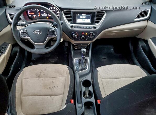 3KPC24A60NE168981 2022 HYUNDAI ACCENT Черный Вид панели приборов