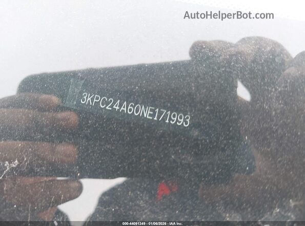 3KPC24A60NE171993 2022 HYUNDAI ACCENT Black Вид підкапотного простору