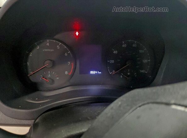 3KPC24A61LE107071 2020 HYUNDAI ACCENT White Սարքավորումների վահանակի տեսք