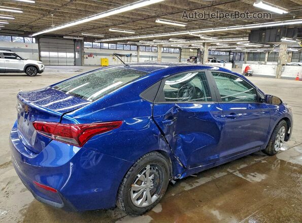 3KPC24A65ME147607 2021 HYUNDAI ACCENT Синий Задняя правая четверть