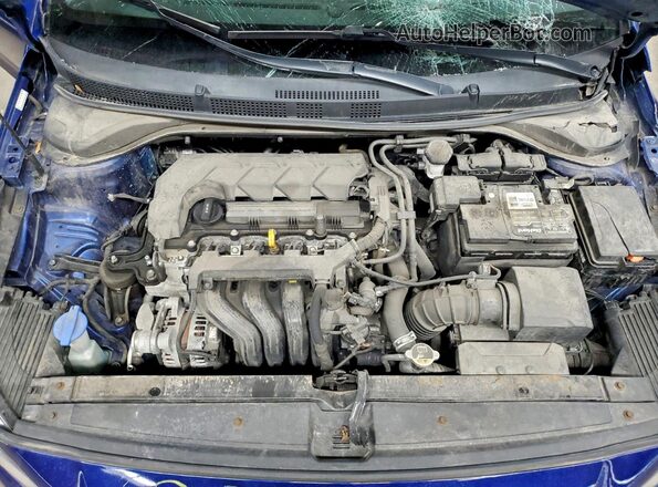 3KPC24A65ME147607 2021 HYUNDAI ACCENT Синий Вид задней части салона