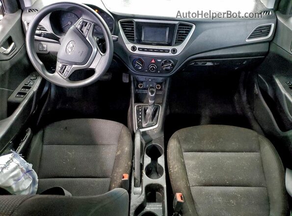 3KPC24A65ME147607 2021 HYUNDAI ACCENT Синий Вид панели приборов