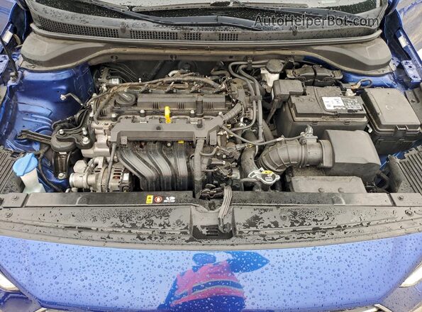 3KPC24A66LE109804 2020 HYUNDAI ACCENT Синий Вид задней части салона