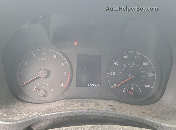 3KPC24A66LE109804 2020 HYUNDAI ACCENT Синий Вид щитка приборов