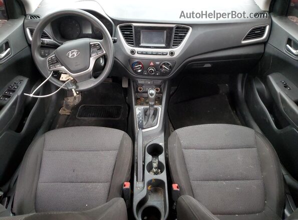 3KPC24A66LE114775 2020 HYUNDAI ACCENT Red Vista del salpicadero
