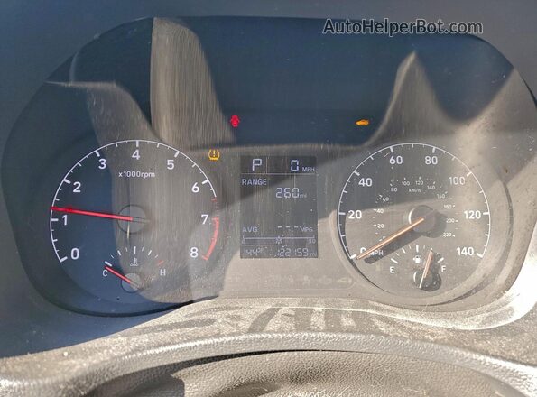 3KPC24A66LE118275 2020 HYUNDAI ACCENT Black Vista del cuadro de instrumentos