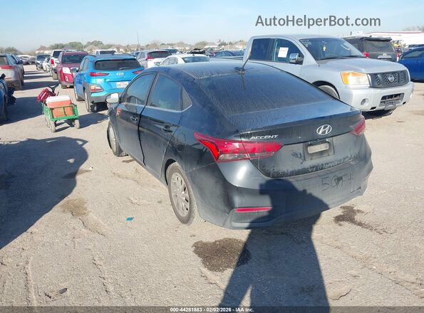 3KPC24A66ME134834 2021 HYUNDAI ACCENT Black უკანა მარცხენა