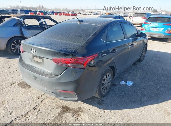 3KPC24A66ME134834 2021 HYUNDAI ACCENT Black უკანა მარჯვენა