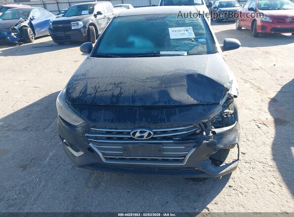 3KPC24A66ME134834 2021 HYUNDAI ACCENT Black ხელსაწყოთა პანელის ხედი