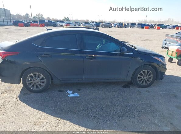 3KPC24A66ME134834 2021 HYUNDAI ACCENT Black უკანა სალონის ხედი