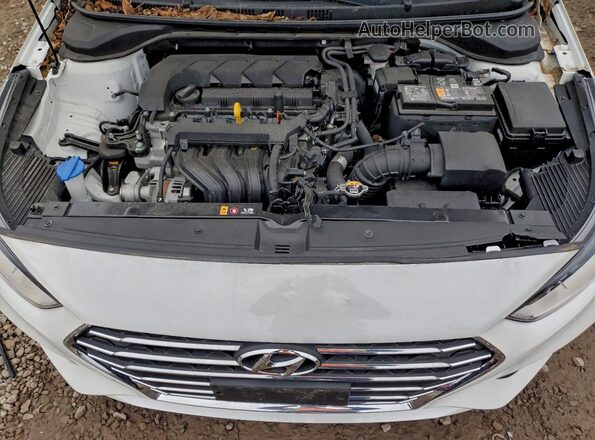 3KPC24A66NE172064 2022 HYUNDAI ACCENT Белый Вид задней части салона