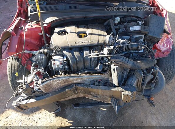 3KPF24AD7NE489735 2022 KIA FORTE Красный Вид сзади