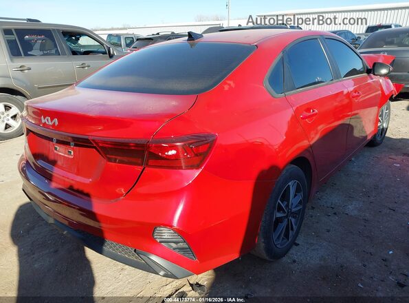 3KPF24AD7NE489735 2022 KIA FORTE Красный Задняя правая четверть