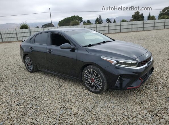 3KPF44AC2NE437186 2022 KIA FORTE Black Передня права чверть