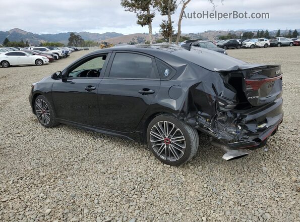 3KPF44AC2NE437186 2022 KIA FORTE Black Задня ліва чверть