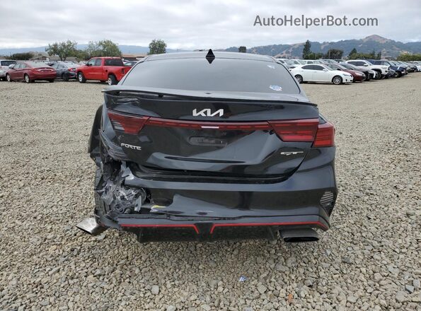 3KPF44AC2NE437186 2022 KIA FORTE Black Вид ззаду