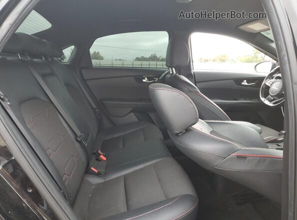 3KPF44AC2NE437186 2022 KIA FORTE Black Вид задніх сидінь