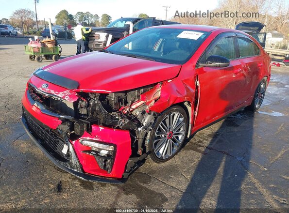 3KPF44AC5ME395157 2021 KIA FORTE Red Vista tres cuartos delantera izquierda
