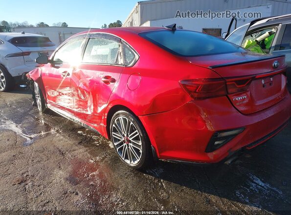 3KPF44AC5ME395157 2021 KIA FORTE Red Trasero izquierdo