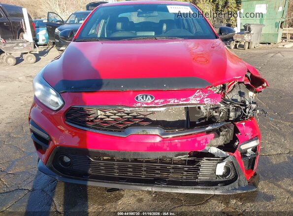 3KPF44AC5ME395157 2021 KIA FORTE Red 