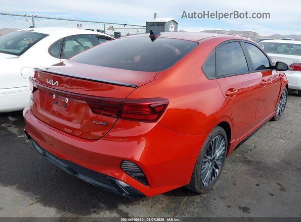 3KPF54AD2NE486328 2022 KIA FORTE Orange Задня права чверть