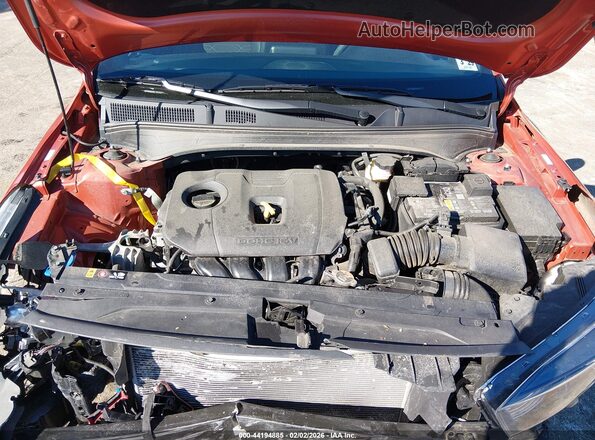 3KPF54AD3RE736410 2024 KIA FORTE Оранжевый Вид сзади