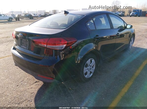 3KPFK4A77HE116676 2017 KIA FORTE Black Trasero derecho