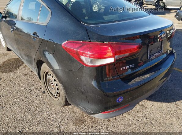 3KPFK4A77HE116676 2017 KIA FORTE Black Vista del cuadro de instrumentos