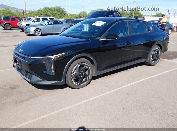3KPFU4DE5SE206937 2025 KIA K4 Black Передня ліва чверть