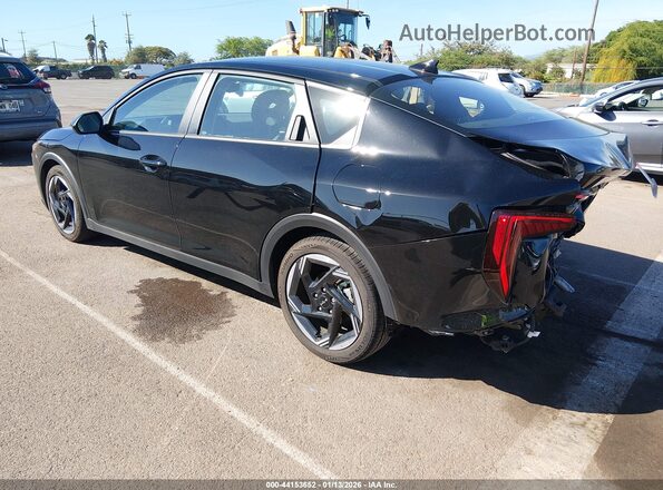 3KPFU4DE5SE206937 2025 KIA K4 Black Задня ліва чверть