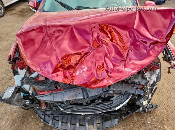 3LN6L2G90GR605353 2016 LINCOLN MKZ Красный Вид задней части салона