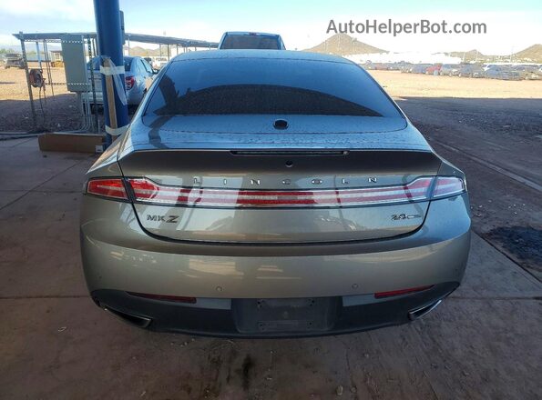 3LN6L2G97GR602109 2016 LINCOLN MKZ Silver Вид ззаду