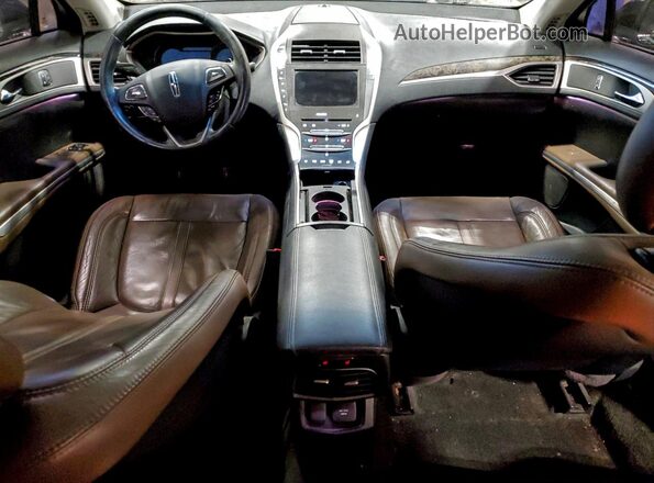 3LN6L2G98GR621610 2016 LINCOLN MKZ Black Widok deski rozdzielczej