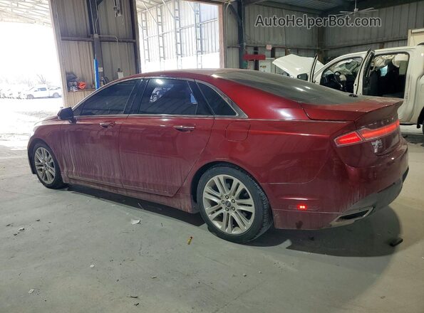3LN6L2GKXGR619151 2016 LINCOLN MKZ Red უკანა მარცხენა