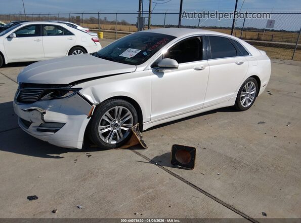 3LN6L2LU8GR632651 2016 LINCOLN MKZ HYBRID White Передня ліва чверть
