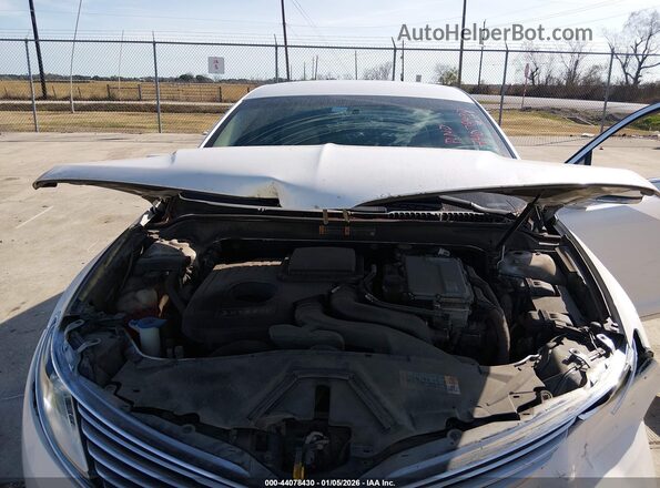 3LN6L2LU8GR632651 2016 LINCOLN MKZ HYBRID White Вид ззаду