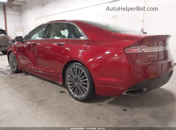 3LN6L2LU9GR603675 2016 LINCOLN MKZ HYBRID Red Tył lewy