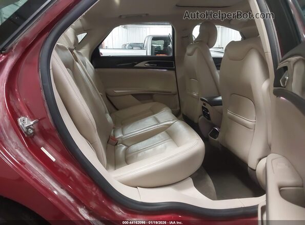 3LN6L2LU9GR603675 2016 LINCOLN MKZ HYBRID Red Widok naklejki z numerem VIN