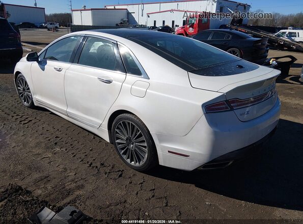3LN6L2LU9GR603711 2016 LINCOLN MKZ HYBRID White Tył lewy