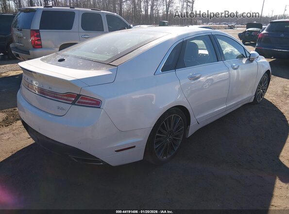 3LN6L2LU9GR603711 2016 LINCOLN MKZ HYBRID White Tył prawy