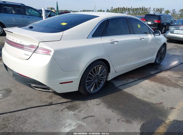 3LN6L2PU5GR606681 2016 LINCOLN MKZ HYBRID White Tył prawy