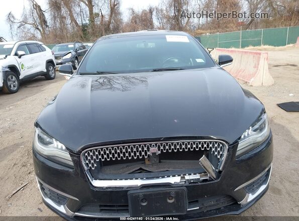 3LN6L5F92HR625107 2017 LINCOLN MKZ Black Вид щитка приладів