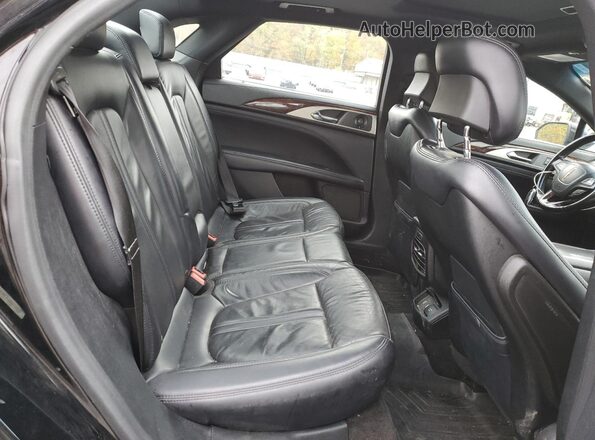 3LN6L5F95JR614608 2018 LINCOLN MKZ Black Vista de los asientos traseros