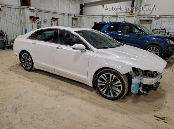 3LN6L5F95KR632589 2019 LINCOLN MKZ White Передня права чверть