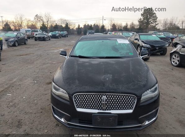 3LN6L5LU1HR626645 2017 LINCOLN MKZ HYBRID Black Widok wnętrza z tyłu