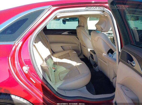 3LN6L5MU0HR654841 2017 LINCOLN MKZ HYBRID Red VIN sticker view
