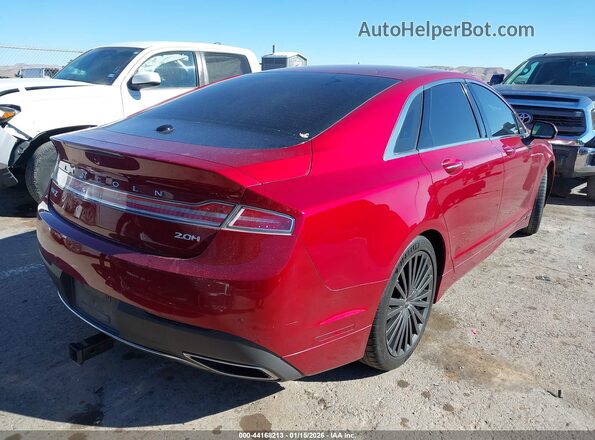 3LN6L5MU0HR654841 2017 LINCOLN MKZ HYBRID Red Rear right