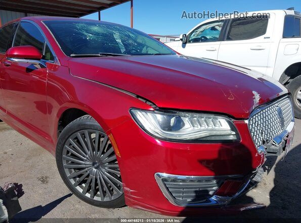 3LN6L5MU0HR654841 2017 LINCOLN MKZ HYBRID Red Front view
